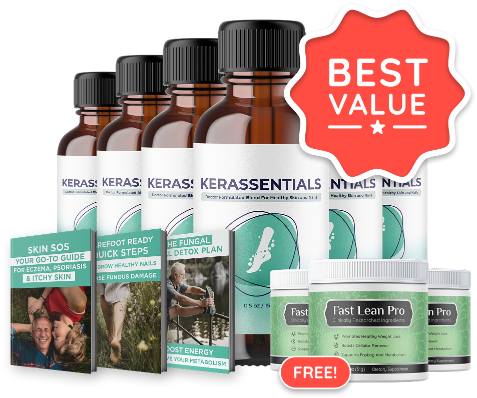 Kerassentials 6 bottles — 180-day supply
